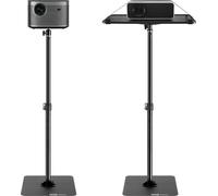 Support de projecteur VEVOR Support de projecteur au sol, réglable en hauteur de 77 à 161 cm, support de projecteur avec tablette, idéal pour les films en plein air à la maison au bureau sur scène et