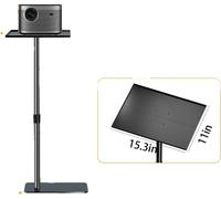 Support de projection, support multi-angles réglable, support pivotant à 360°, plateau Fixe
