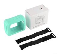 Support de protection de haut-parleur en silicone pour JBL For GO3 pour une durabilité fiable et un maintien sûr pendant les aventures actives en plein air (vert menthe)