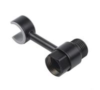 Support de pulvérisateur de toilette en acier inoxydable, rotatif à 360 degrés sans installation de perçage, adaptateur pivotant anti-fuite pour support Shattaf de salle de bain et support de douche à