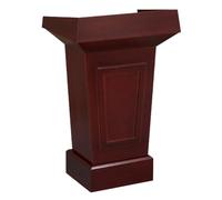 Support de pupitre en bois portable réglable avec rangement pour église, pupitre pour événements, montage facile, podium d'hôtesse, plaque déflectrice polyvalente (couleur : C)