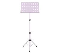 Support de pupitre en métal portable, support de partition pliable for guitare, violon, saxophone, ukulélé pour Bureau(Purple Music Stand)