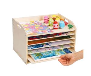 Support de puzzle 15,1 x 11,7 x 9,9 pouces réglable et amovible en bois | Présentoir d'art pour et adultes, pour la maison, la salle de classe, l'école, les affiches en toile de , les œ