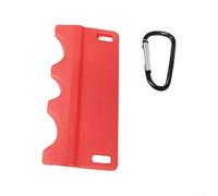 Support de queue de billard lesté à 3 trous pour snooker et billard Design portable pour une organisation efficace des queues de billard à table ou bar (rouge)