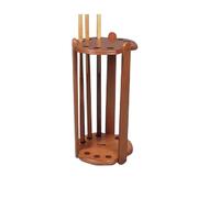 Support de queue de billard Winsport rond pour 9 queues marron