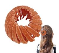 Support de queue de cheval en forme d'oiseau, pince à cheveux magique pour oiseau,Machine à fabriquer des flocons de cheveux extensibles en velours - Support de queue de cheval pour ha