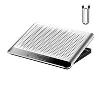Support de radiateur réglable à 6 vitesses en alliage d'aluminium pour ordinateur portable - Silencieux et léger