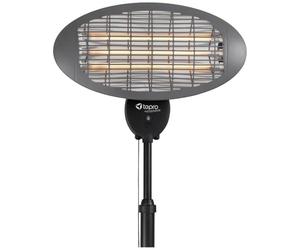 Support de radiateur tepro Radiateur avec élément chauffant en quartz, puissance calorifique max 2 kW