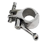 Support de Rail de charnière supérieure Bimini marin, raccord de serrage de Tube en acier inoxydable for support de couverture d'auvent de bateau, glissière de mâchoire(25mm/0.98in)