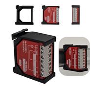Support de rail DIN compatible avec Shelly 1PM GEN4 - Différentes couleurs disponibles (noir)