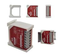 Support de rail DIN compatible avec Shelly 1PM GEN4 DIN (blanc)