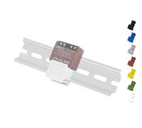 Support de rail DIN plat pour support de rail DIN Shelly-MINI (35 mm) (blanc)