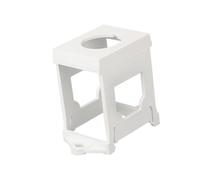 Support de rail DIN pour unité bouton 22 mm, court | Cadre en polymère, compatible LA38, montage industriel sur panneau