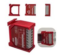 Support de rail DIN Rail Adapter Shelly 1PM GEN4 (rouge)