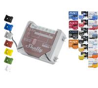 Support de rail DIN « Wall » pour 18 shellys : 1 Gen3, 1PM Gen3, 2PM Gen3, i4 Gen3, Plus 1, Plus 1PM, Plus 2PM, Plus i4, Plus 0-10 V, Wave 1PM, Wave 2PM, Wave Shutter, Wave i4 (gris-prime)