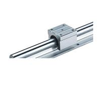 Support de rail linéaire professionnel SBR10 500 mm, 2 pièces, avec 4 guides linéaires SBR10UU, roulements en aluminium, bloc coulissant for CNC