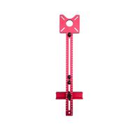 Support de rainure de 400 mm en alliage d'aluminium avec socle - Fraise à bois amovible - Jauge circulaire - Ouvre-trou pour machine à tailler, menuiserie, découpe circulaire, guide de positionnement