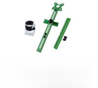 Support de rainure de fraisage 4 en 1 en alliage d'aluminium avec positionnement rapide et rayon réglable, idéal pour le travail du bois (D)