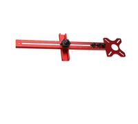 Support de rainure de fraisage en aluminium - Gabarit de menuiserie 4 en 1 pour chevilles Dado Circle Routing - Compatible avec plaque d'insertion de table de toupie 441 x 90 mm (B)