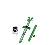 Support de rainure de fraisage pour défonceuse : gabarit de coupe circulaire 4 en 1 pour le travail du bois, guide en alliage d'aluminium pour rainures rondes de 137 à 61 cm de rayon (D)