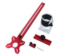 Support de rainures de fraisage professionnel pour le travail du bois - Guide de perçage - Localisateur de poinçonnage - Cutter en aluminium