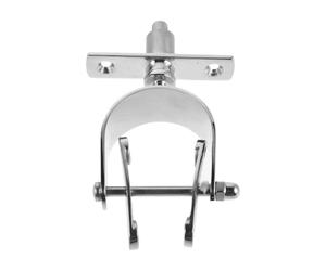 Support de Rame Verrouillable 50mm en Acier Inoxydable pour Bateaux | Quincaillerie Marine Argentée, Installation Rapide et Réglage de Position, pour Canots et Canots de Sauvetage