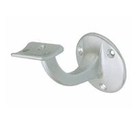 Support de rampe - aluminium - platine concave - déport 65 mm - argent HERMETA