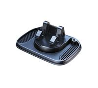 Support de rangement 3-en-1 rotatif amélioré - Support téléphone tableau de bord réglable 360° avec base nano gel