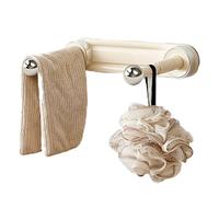 Support de rangement à ventouse - Cintre mural | Empileur de cintre extensible avec ventouse | Support de rangement mural | Panier d'angle coulissant pour le