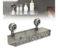 Support de rangement à ventouse ondulée, nouvelle étagère de douche mobile, sans perçage, motif glacier de style luxueux