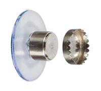 Support de rangement attrayant - Support pour ventouse, disque de suspension pour carrelage | défiant la gravité, pièce métallique adhésive, pour comptoir de toilettes d'hôtel, vanité, zones d