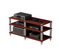 Support de rangement audio et vidéo, centre de divertissement multi-étagères pour tourne-disques, consoles de jeux, lecteurs DVD et boîtiers TV