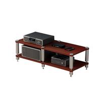 Support de rangement audio et vidéo, centre de divertissement multi-étagères pour tourne-disques, consoles de jeux, lecteurs DVD et boîtiers TV