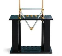 Support de rangement autonome en bois pour queues de billard pouvant contenir 8 queues et cannes à pêche pour salle de jeux sous-sol