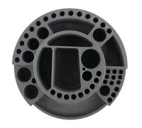 Support de rangement compact pour outils de fixation de mouches 20 cm | Taille compacte de 20 x 20 cm, s'adapte à n'importe quel bureau, grand espace de rangement, peut contenir des bobines et des