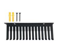 Support de rangement de cordons | 13 emplacements pour cordons en acier - Facile à installer - Gestion des câbles pour ateliers, studios, établis, salles d'ordinateur, bureaux, maisons