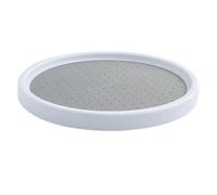 Support de rangement de cuisine rotatif à 360 degrés, organisateur de plateau tournant rond multifonctionnel avec forte capacité de charge, support d'assaisonnement pour armoire
