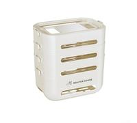 Support de rangement dédié pour routeur et décodeur, dispose d'une gestion intégrée des câbles pour des espaces nets (quatre couches)