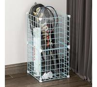 Support De Rangement Double Face for Raquettes De Tennis, Support Robuste for Raquettes De Badminton, Présentoir Au Sol for Raquettes De Tennis, Adapté Aux Stades Et Aux Écoles(Blue)