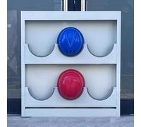 Support de Rangement empilable pour Casques de sécurité, Organiseur de Casques Peu encombrant, Support de Casque de sécurité pour véhicule, Support pour Casque de Pompier (pour 6 Casques) -