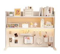 Support de rangement en acier perforé modulaire pour dortoir, bureau et décoration de la maison
