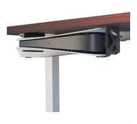 Support de rangement en métal pour console PS5, organiseur sous le bureau avec cadre ajouré ventilé, construction en acier au carbone