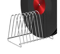 Support de rangement en métal pour disques - Triangle - Multifonction - Pour bureau, magasin, restaurant