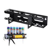 Support de rangement en silicone pour tubes à calfeutrer et pistolets à calfeutrer, support mural en métal, peut contenir 6 tubes de calfeutrage, support de tube de calfeutrage manuel