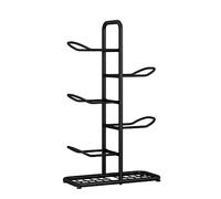 Support de rangement for ballons de sport, support mural Vertical for ballons de Football et de basket-ball, couleur noire, 58x23,5x146cm(A)