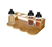Support De Rangement For Bouteilles D'huile, Support De Rangement For Condiments, Présentoir Distributeur De Condiments, Paire De Supports Élégants For Assaisonnements