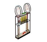 Support De Rangement for Raquettes De Badminton sur Pied, Présentoir for Raquettes De Badminton, for Salles De Sport Et Écoles(Black)