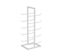 Support De Rangement For Tapis De Yoga À 5 Niveaux, Organisateur D'équipement De Gymnastique À Domicile, Présentoir De Tapis De Yoga En Métal Sur Pied, Capacité De Charge De 50kg(Black)