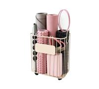 Support De Rangement For Tapis Yoga Avec Roulettes, Chariot For Équipement Gym À Domicile, En Métal Grande Capacité, Charge 100 Kg For Haltères, Kettlebells, Rouleaux Mousse(White,58.5x51x32cm)