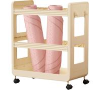 Support de Rangement for Yoga, for Tapis | Support avec Crochets et Roues | Organisation des équipements de Fitness for l'exercice